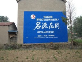 新干县墙体广告在乡镇、农村市场的媒体优势