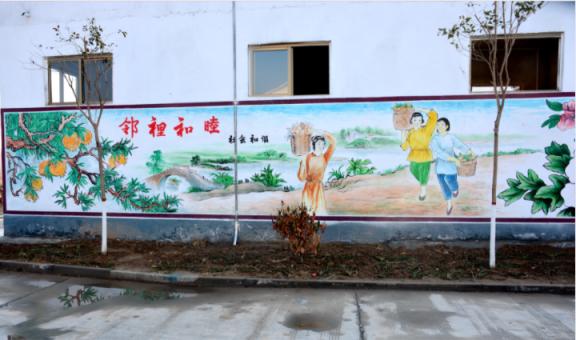 新干县乡镇文化墙 乡风文明焕发新活力