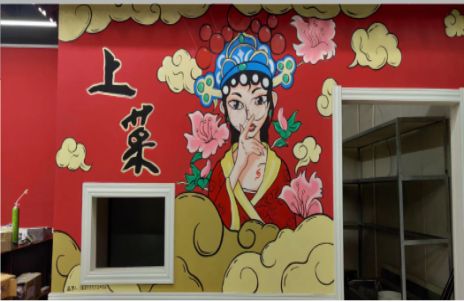 新干县墙体彩绘的发展和应用