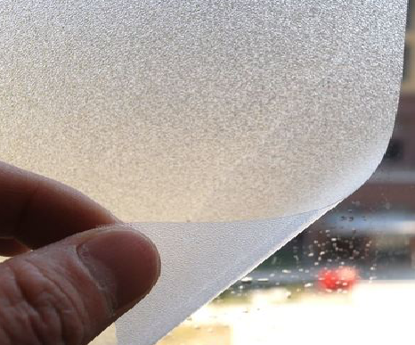 新干县玻璃门外面粘广告用什么材料好？