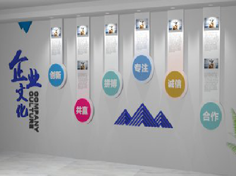 新干县企业文化墙需要传递什么办公文化？